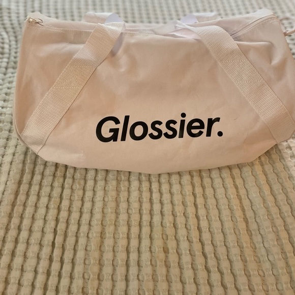 Glossier Bags Glossier Limited Edition White Duffel Bag Poshmark